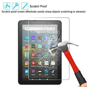 Ailun Screen Protector for Amazon Kindle Fire HD 8/Fire HD 8 Plus/Fire HD 8 Kids/Fire HD 8 Kids Pro [8 inch] 2022&2020 Released 0.33 MM Premium Tempered Glass, Ultra Clear,Anti-Scratches,Case Friendly