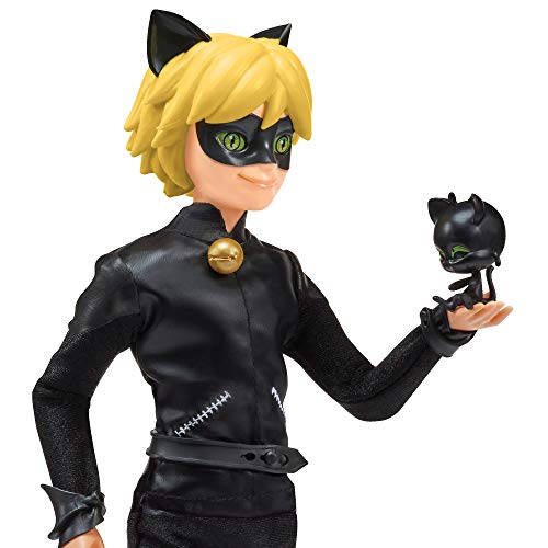 Miraculous Cat Noir Action Doll, 11 inches , Black