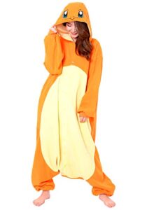 sazac kigurumi - pokemon - charmander - onesie jumpsuit halloween costume - adult xl size