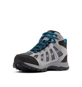 columbia men's redmond iii mid waterproof hiking shoe, graphite/black, 11