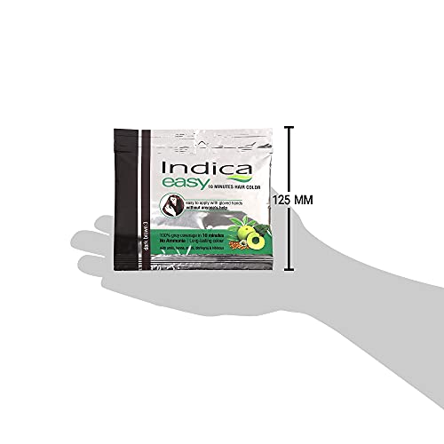 Indica Easy Shampoo Based Hair Color Dark Brown| Pack of 3