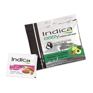 Indica Easy Shampoo Based Hair Color Dark Brown| Pack of 3