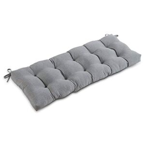 greendale home fashions outdoor 51x18-inch bench cushion, 1 count (pack of 1), cement
