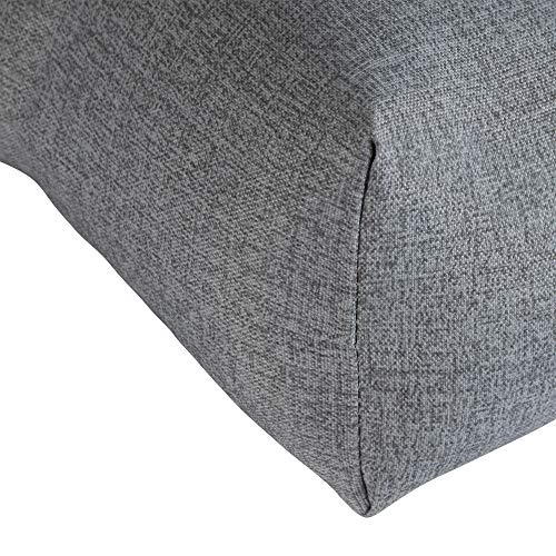 Greendale Home Fashions Outdoor 51x18-inch Bench Cushion, 1 Count (Pack of 1), Cement