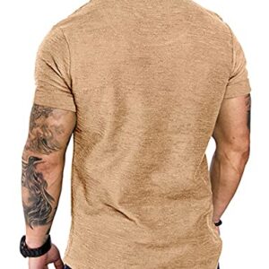 Fashion Mens T Shirt Muscle Gym Workout Athletic Shirt Cotton Tee Shirt Top Large