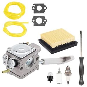 highmoor 308054079 carburetor for ryobi bp42 ry08420 ry08420a backpack leaf blower parts + tune up kit air filter carb adjustment tool
