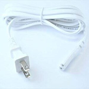 [UL Listed] OMNIHIL White 5 Feet Long AC Power Cord Compatible with Sonos Arc