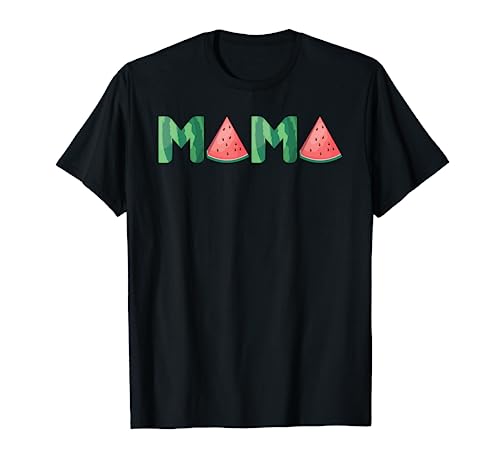 Mama Watermelon Funny Summer Fruit Gift - Great Mother's Day T-Shirt