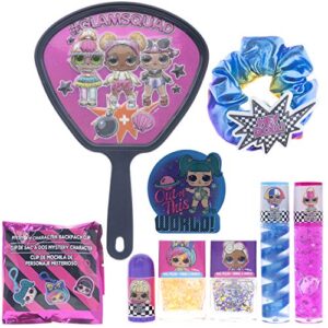 L.O.L. Surprise! Townley Girl Backpack Cosmetic Makeup Set 10 Pieces, Including Lip Gloss, Nail Polish, Scrunchy, Mirror and Surprise Keychain, Ages 5+ Perfect for Parties, Sleepovers and Makeovers