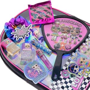 L.O.L. Surprise! Townley Girl Backpack Cosmetic Makeup Set 10 Pieces, Including Lip Gloss, Nail Polish, Scrunchy, Mirror and Surprise Keychain, Ages 5+ Perfect for Parties, Sleepovers and Makeovers