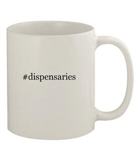 knick knack gifts #dispensaries - 11oz ceramic white coffee mug, white