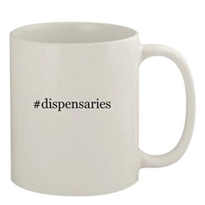 Knick Knack Gifts #dispensaries - 11oz Ceramic White Coffee Mug, White