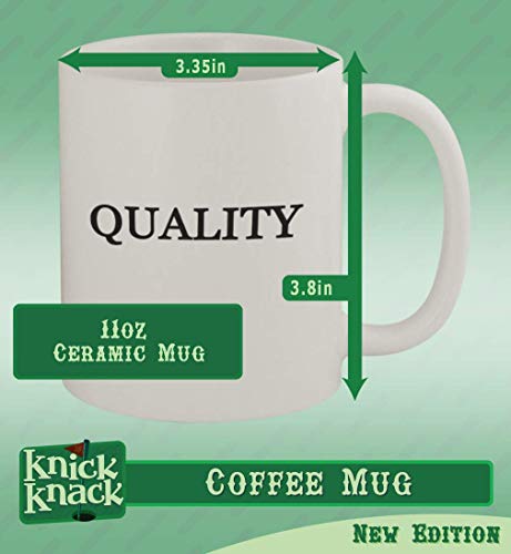 Knick Knack Gifts #dispensaries - 11oz Ceramic White Coffee Mug, White