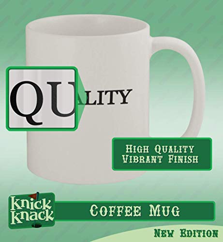 Knick Knack Gifts #dispensaries - 11oz Ceramic White Coffee Mug, White