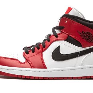 Jordan Mens Air Jordan 1 Mid 554724 173 Chicago 2020 - Size 8.5 Red/Black/White