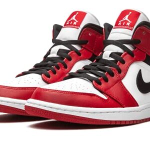 Jordan Mens Air Jordan 1 Mid 554724 173 Chicago 2020 - Size 8.5 Red/Black/White