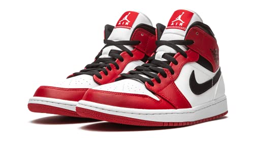 Jordan Mens Air Jordan 1 Mid 554724 173 Chicago 2020 - Size 8.5 Red/Black/White