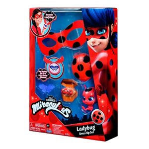 miraculous: tales of ladybug and cat noir ladybug role play set ladybug costume kids fancy dress set with mask and accessories ladybug superhero costumes for girls and boys
