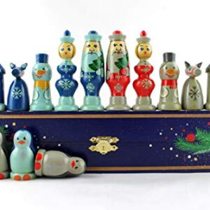 Chess for Kids - Christmas Chess Board for Kids - Childrens Games - Wizard Chess Set for Kids