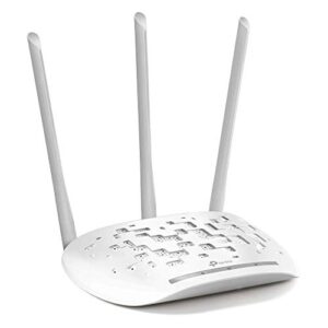 TP-Link Wireless Access Point TL-WA901N | 2.4Ghz N450 Desktop WiFi Bridge | Supports AP/Multi-SSID/Client/RE Mode | 3 Fixed Antennas | Passive PoE w/ Free PoE Injector