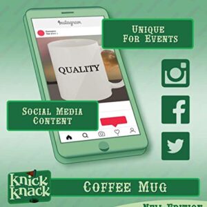 Knick Knack Gifts #skinfuls - 11oz Ceramic White Coffee Mug, White