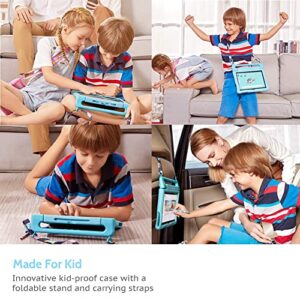 Dragon Touch KidzPad Y88X 10 Kids Tablets, 32GB, 10 inch Android Tablet, Tablet for Children, Parent Control, Preinstalled Kidoz with Shockproof Case, Straps and Stylus, 5G WiFi
