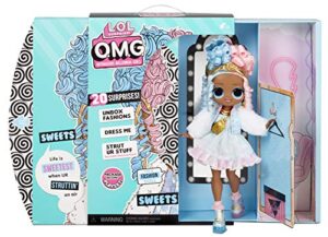 l.o.l. surprise! omg sweets fashion doll - dress up doll set with 20 surprises for girls and kids 4+, multicolor