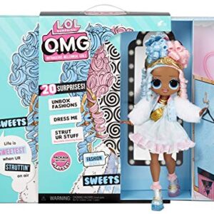 L.O.L. Surprise! OMG Sweets Fashion Doll - Dress Up Doll Set with 20 Surprises for Girls and Kids 4+, Multicolor