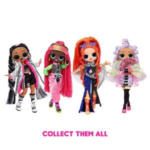 L.O.L. Surprise! OMG Dance Dance Dance B-Gurl Fashion Doll with 15 Surprises Including Magic Black Light, Shoes, Hair Brush, Doll Stand and TV Package - Great Gift for Girls Age 4+