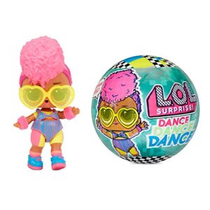 l.o.l. surprise! dance dolls with 8 surprises including doll dance floor that spins, dance move card and accessories - great gift for girls age 4-7
