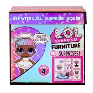 L.O.L. Surprise! LOL Surprise Furniture Sweet Boardwalk with Sugar Doll and 10+ Surprises, Doll Candy Cart Furniture Set, Accessories