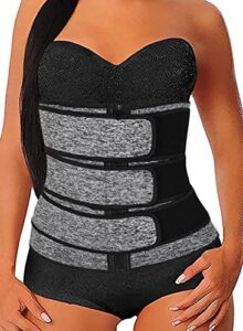 coastal rose body shaper for women tummy control corset waist trainer postpartum belly wrap hourglass body shaper grey xxl