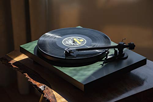 Pro-Ject Debut Carbon EVO, Audiophile Turntable with Carbon Fiber tonearm, Electronic Speed Selection and pre-Mounted Sumiko Rainier Phono Cartridge (Satin Black)