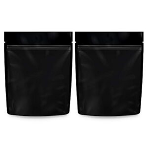 loud lock mylar bags smell proof 1 gram all black - 100 count 4.125" x 3.35" 6mill thickness - packaging bags - mylar bags for food storage - resealable bags - smell proof bags - dispensary packaging