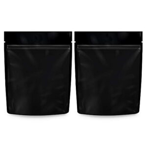 Loud Lock Mylar Bags Smell Proof 1 Gram All Black - 100 Count 4.125" X 3.35" 6mill Thickness - Packaging Bags - Mylar Bags For Food Storage - Resealable Bags - Smell Proof Bags - Dispensary Packaging