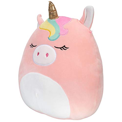 Squishmallows Official Kellytoy Plush 12" Ilene The Pink Unicorn- Ultrasoft Stuffed Animal Plush Toy