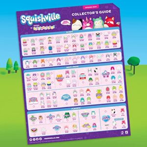 Squishville by Squishmallow Mini Plush Rainbow Dream Squad, Six 2” Rainbow Animals, Irresistibly Soft Colorful Plush, Mini Cat, Llama, and Panda Squishmallows