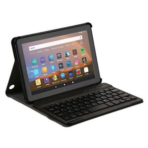 agptek keyboard case for all-new amazon fire hd 8/8 plus(2020 release, 10th & 2022 release, 12th),with detachable wireless bluetooth keyboard