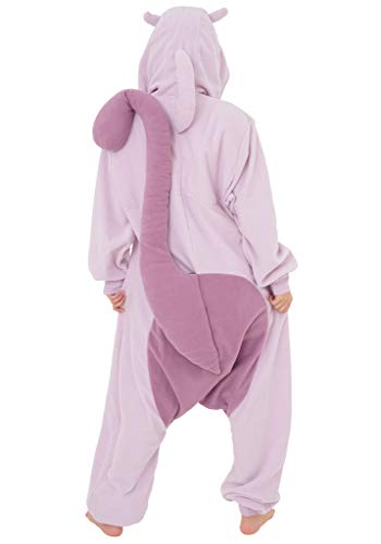 Mewtwo Pokemon Kigurumi Onesie (Adult One Size Fits All) Purple