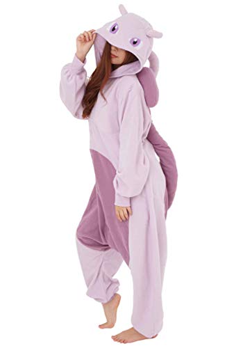 Mewtwo Pokemon Kigurumi Onesie (Adult One Size Fits All) Purple