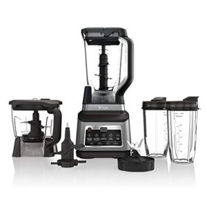 ninja bn801c, professional plus kitchen system with auto-iq, 72oz pitcher, black/silver, 1400w (canadian version)