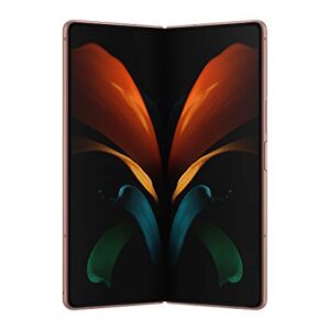 Samsung Galaxy Z Fold 2 5G | Factory Unlocked Android Cell Phone | 256GB Storage | US Version Smartphone Tablet | 2-in-1 Refined Design, Flex Mode | Mystic Bronze