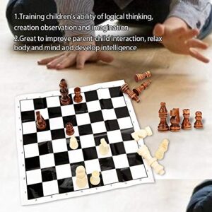 Non-Toxic Chess Game Set International Chess Set, International Chess Game Set, Durable Adult for Children Improve Parent-Child Interaction