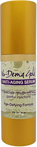 Nu-Derma Gold - Anti Aging Serum - Made in USA - Natural Formula with Hyaluronic Acid & Vitamin C - Moisturize, Cleanse, and Protect Your Skin