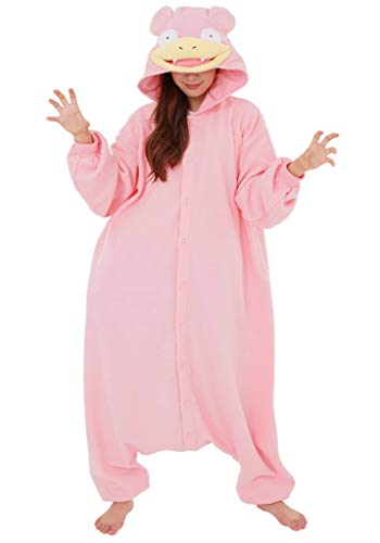 SAZAC Kigurumi - Pokemon - Slowpoke - Onesie Jumpsuit Halloween Costume