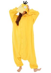 sazac psyduck pokemon kigurumi - onesie jumpsuit halloween costume