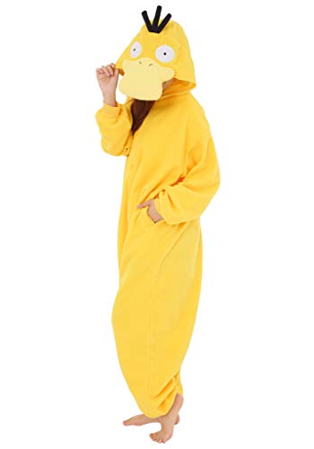 SAZAC Psyduck Pokemon Kigurumi - Onesie Jumpsuit Halloween Costume