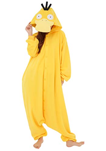 SAZAC Psyduck Pokemon Kigurumi - Onesie Jumpsuit Halloween Costume