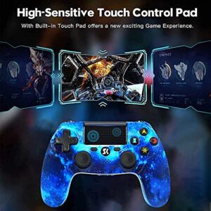 Wireless Controller for PS4, RoyalBlue Style High Performance Double Shock Gaming Controller Compatible with Playstation 4 /Pro/Slim/PC with Sensitive Touch Pad,Mini LED Indicator,Audio Function