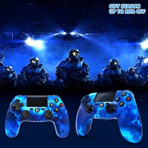 Wireless Controller for PS4, RoyalBlue Style High Performance Double Shock Gaming Controller Compatible with Playstation 4 /Pro/Slim/PC with Sensitive Touch Pad,Mini LED Indicator,Audio Function